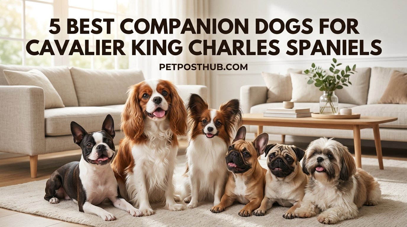 5 Best Companion Dogs for Cavalier King Charles Spaniels