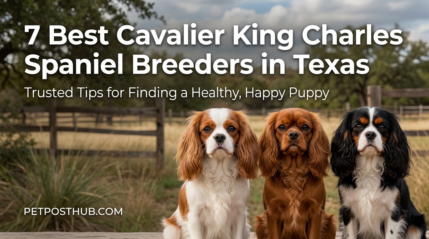 7 Best Cavalier King Charles Spaniel Breeders in Texas to Consider