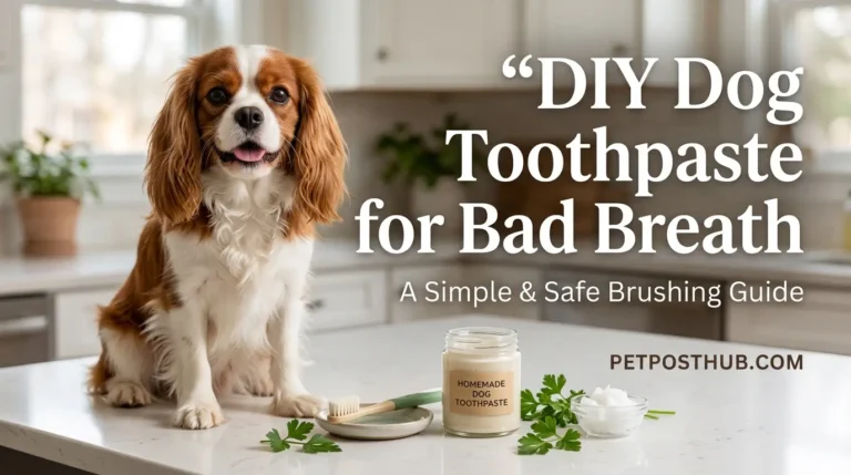 DIY Dog Toothpaste for Bad Breath