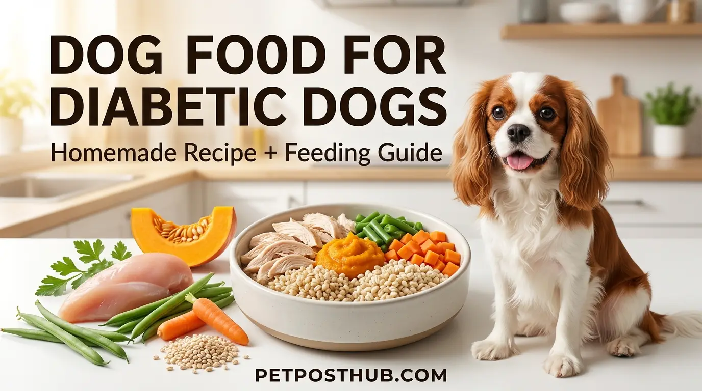 Dog Food for Diabetic Dogs Homemade Recipe, Feeding Rules & Foods to Avoid