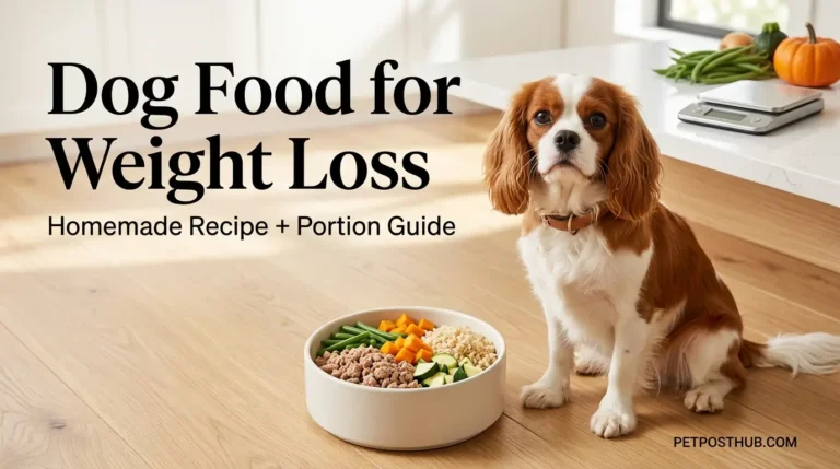 Dog Food for Weight Loss: Homemade Recipe, Portions & Feeding Tips