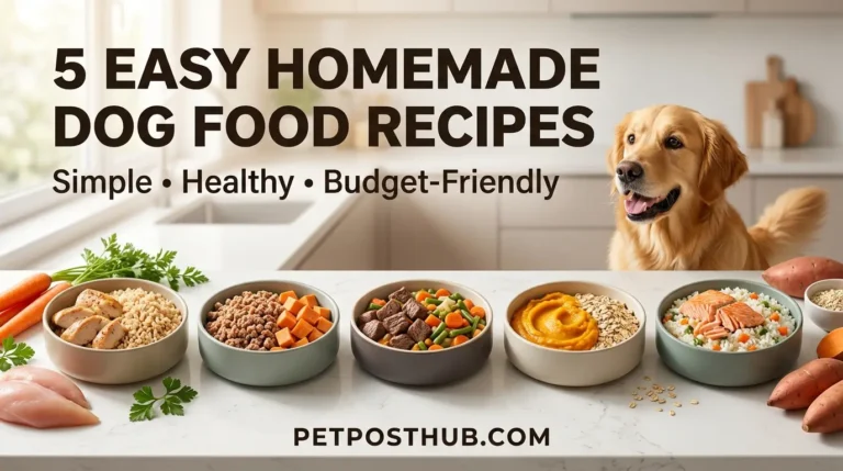 Easy Homemade Dog Food Recipes