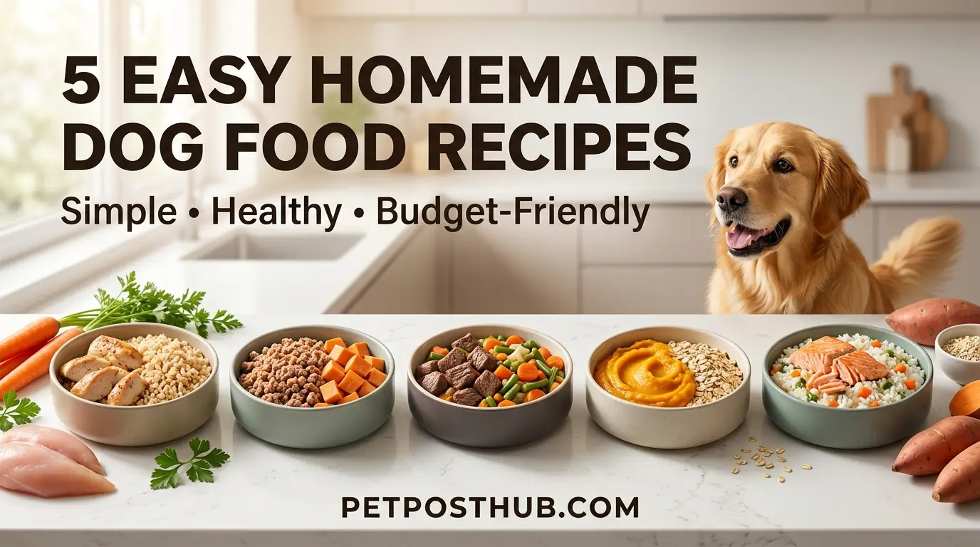 Easy Homemade Dog Food Recipes