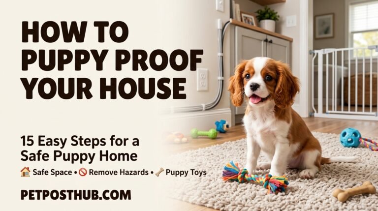 How to Puppy Proof Your House 15 Easy Steps for a Safe Puppy Home