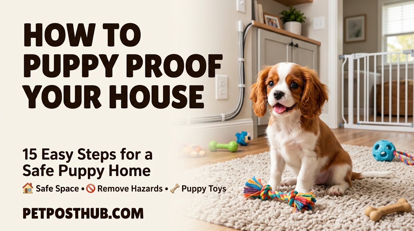 How to Puppy Proof Your House 15 Easy Steps for a Safe Puppy Home