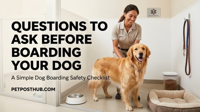 Questions to Ask Before Boarding Your Dog Dog Boarding Checklist