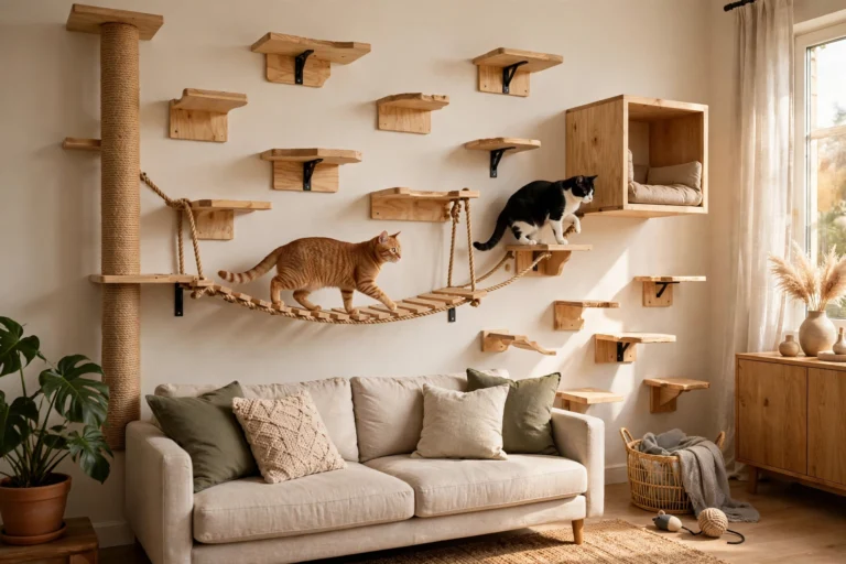 16 DIY Cat Wall Ideas to Transform Your Space and Pamper Your Pet