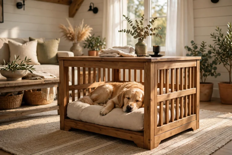 17 Creative Large Dog Crate Ideas for a Stylish Home