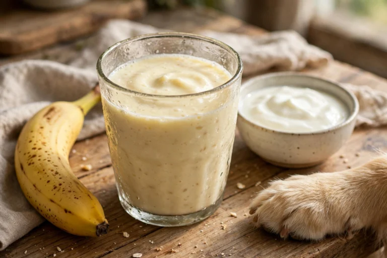 3-Ingredient Banana Smoothie for Dogs: Easy Healthy Recipe