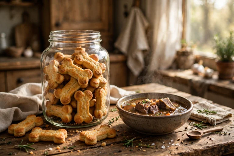4-Ingredient Beef Bone Broth Dog Biscuits (2026)