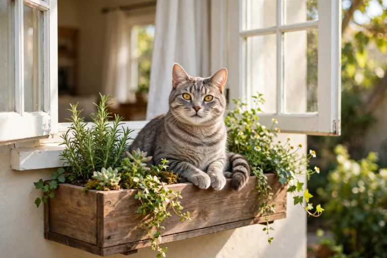 8 Cat Window Box DIY Ideas Your Kitty Will Adore