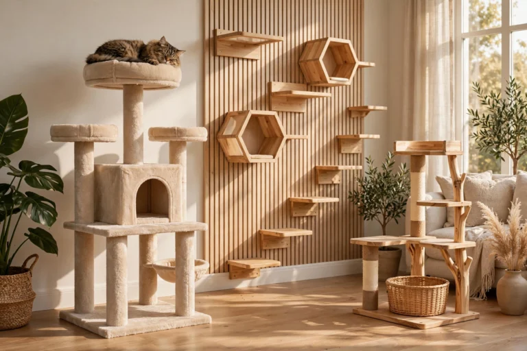 19 Cat Tree House Ideas for Active Cats Who Love to Climb