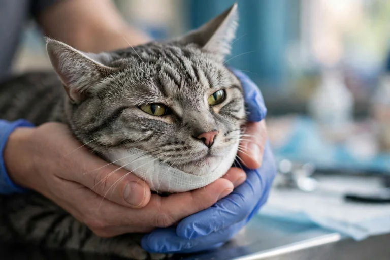 Cat With Broken Jaw Survives After Being Found Inside a Trash Bag