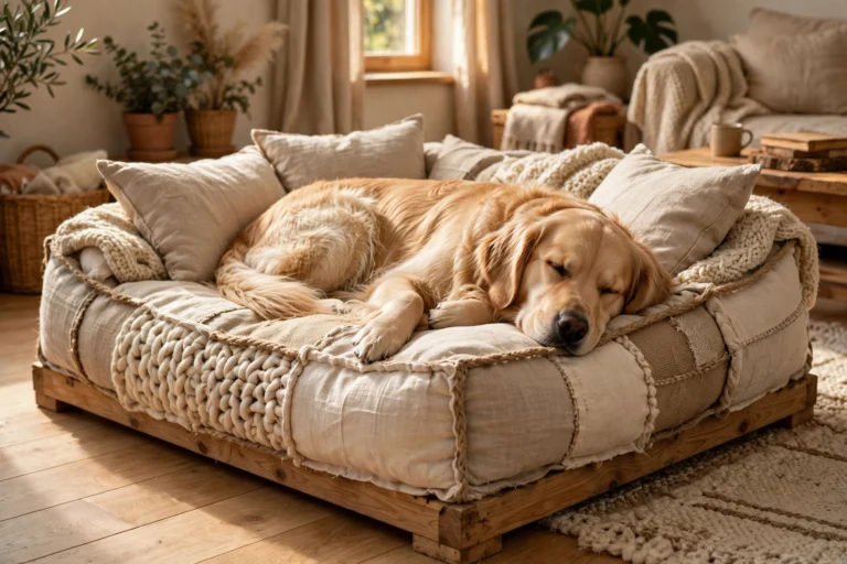 7 DIY Dog Beds for Large Dogs That Actually Hold Up
