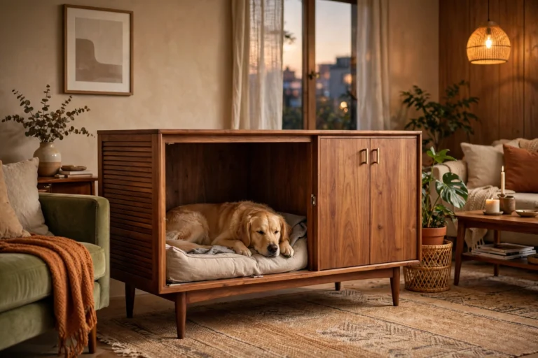 7 DIY Indoor Dog Kennels That Look Like Real Furniture