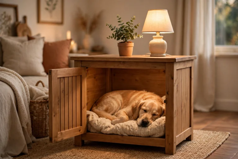 10 DIY Dog Kennel Furniture Builds That Look Like Real Furniture