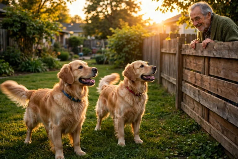 Dogs Can’t Contain Their Joy When Their 94-Year-Old Neighbor Visits