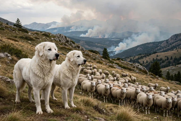 Guardian Dogs Protect 89 Sheep Through 20 Days of Wildfires