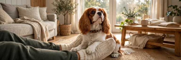 Why Does My Dog Sit on My Feet? 7 Sweet Meanings