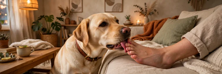 Why Does My Dog Lick My Toes? 5 Reasons