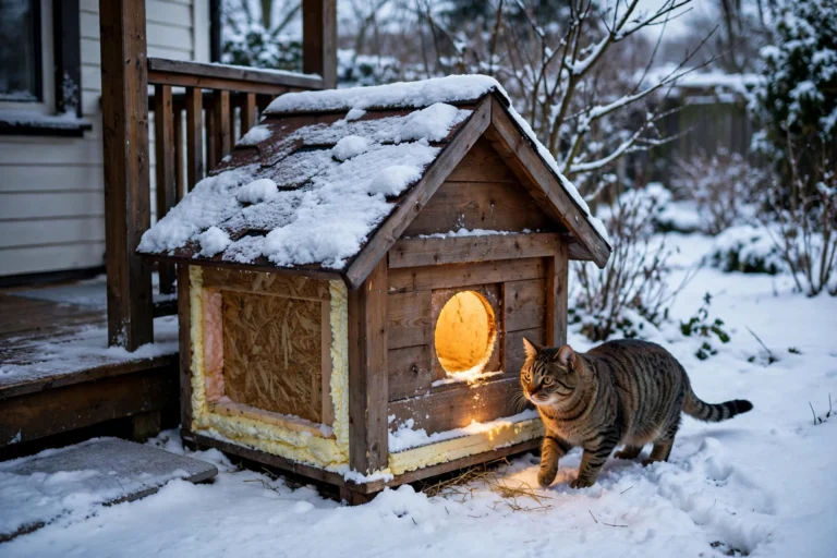 16 Insulated Cat House Ideas for Winter Warmth