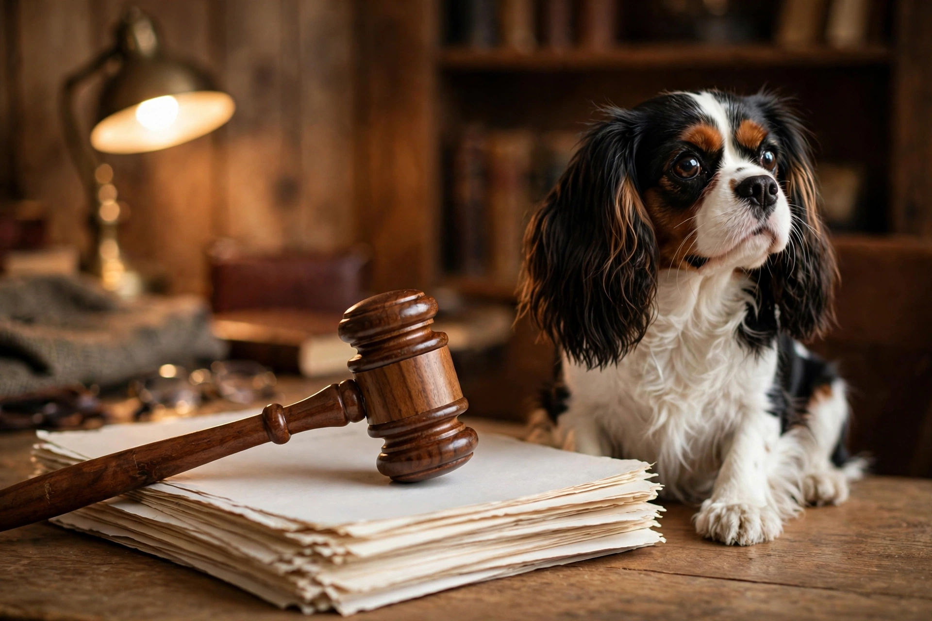 Gavel and legal documents representing Lucy's Law regulations