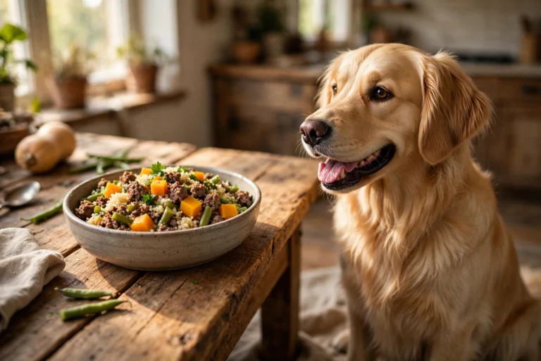 Nutritionally Balanced Homemade Dog Food Recipe