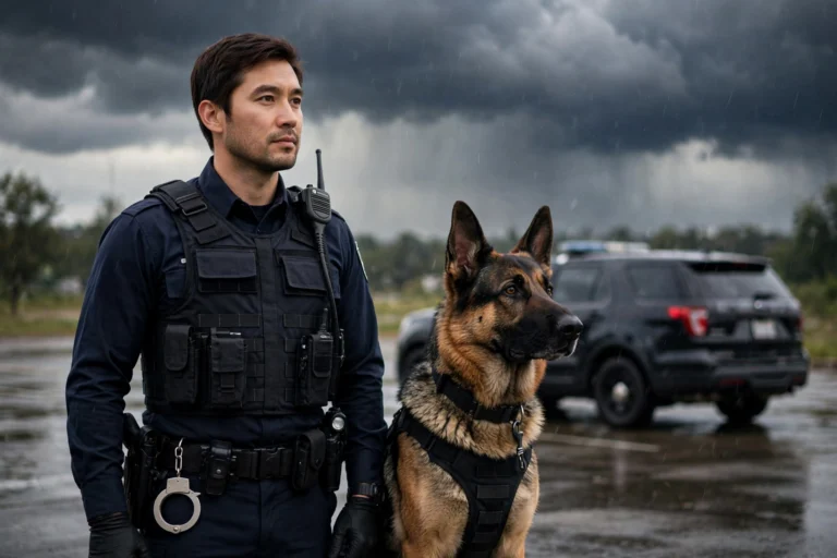 Officer Risks Tornado Winds to Save His K9 Partner Roni